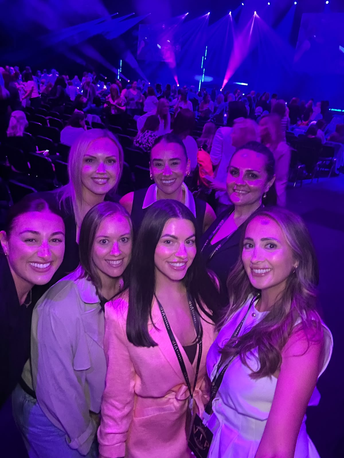 Team at a concert event